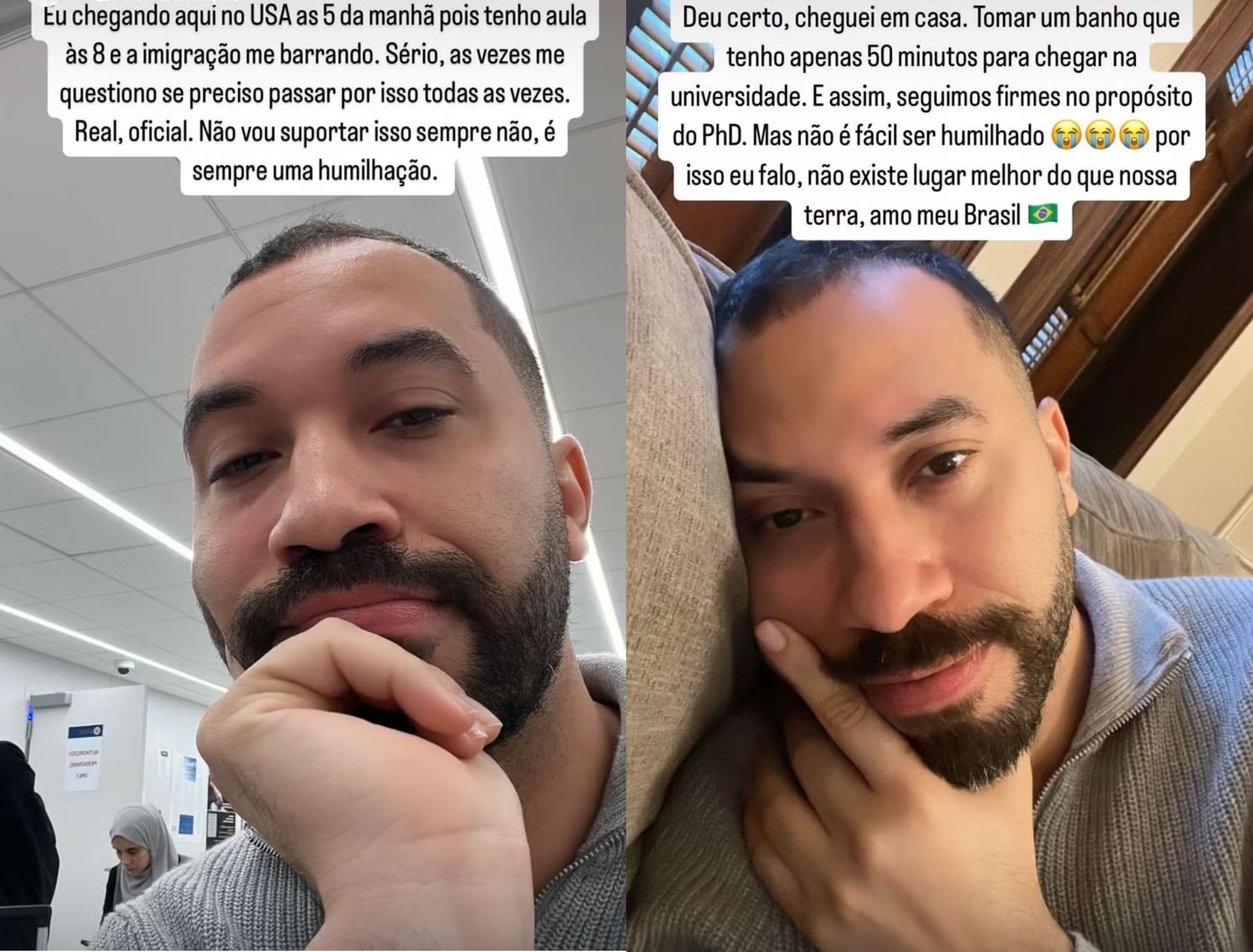 Stories de Gil do Vigor (Reprodução/Instagram) 