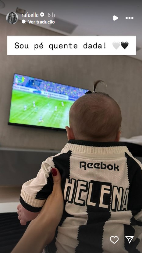 Helena, filha de Neymar e Amanda Kimberlly - Reprodução/Instagram