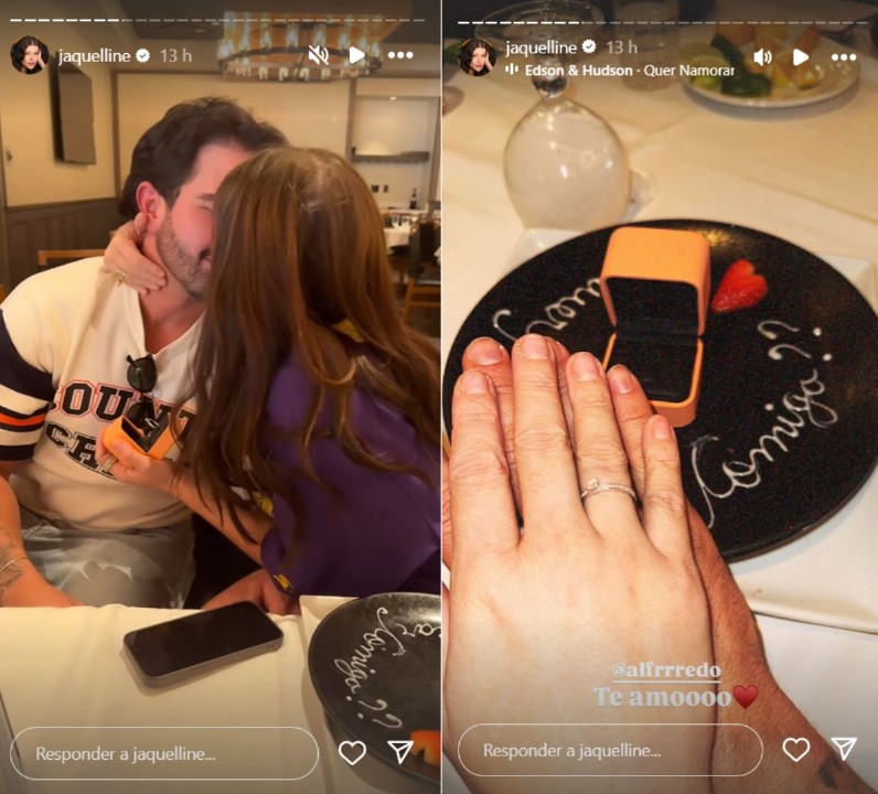 Jaquelline assume namoro com Alfredo - Reprodução / Instagram