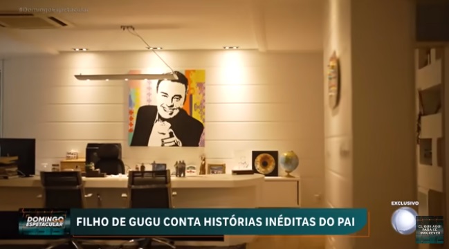 Mansão onde Gugu Liberato vivia antes de sua morte há cinco anos - Foto: Reprodução / Record