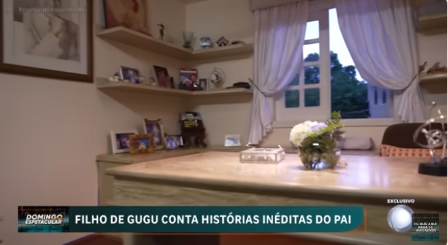 Mansão onde Gugu Liberato vivia antes de sua morte há cinco anos - Foto: Reprodução / Record