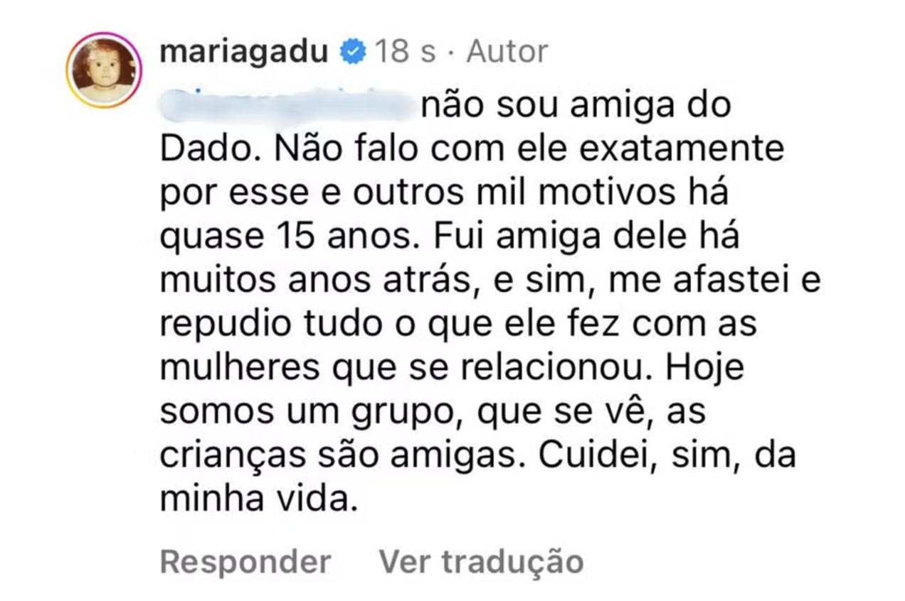 Post de Maria Gadú