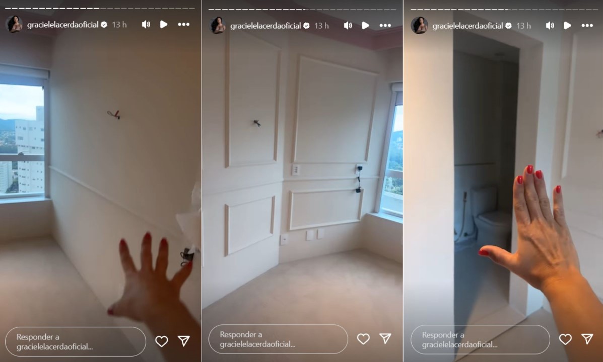 Graciele Lacerda mostra obra do quarto da filha - Reprodução / Instagram