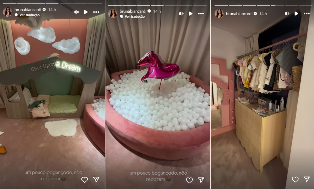 Bruna Biancardi mostra detalhes do quarto de Mavie - Reprodução / Instagram