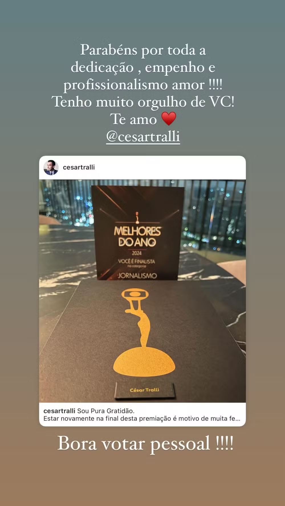 Storie de Ticiane Pinheiro (Reprodução/Instagram) 