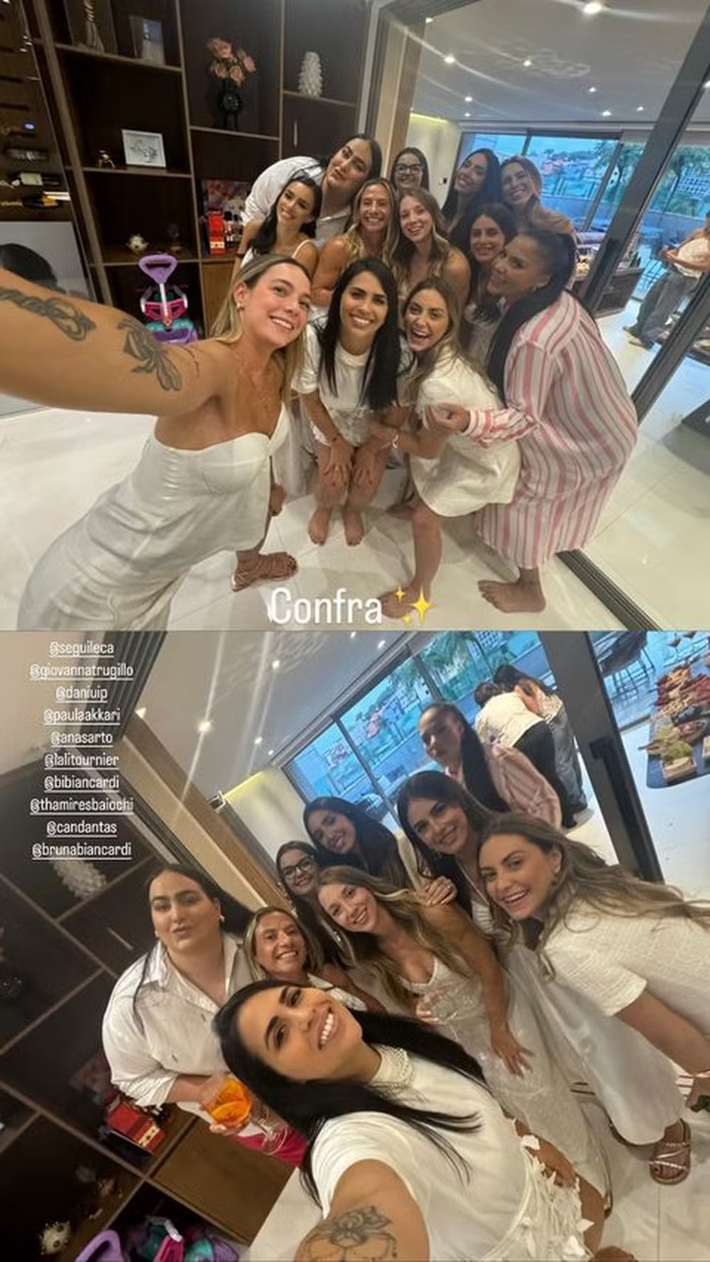 Bruna Biancardi se junta a ex de Neymar, Carol Dantas, em confraternização de amigas 