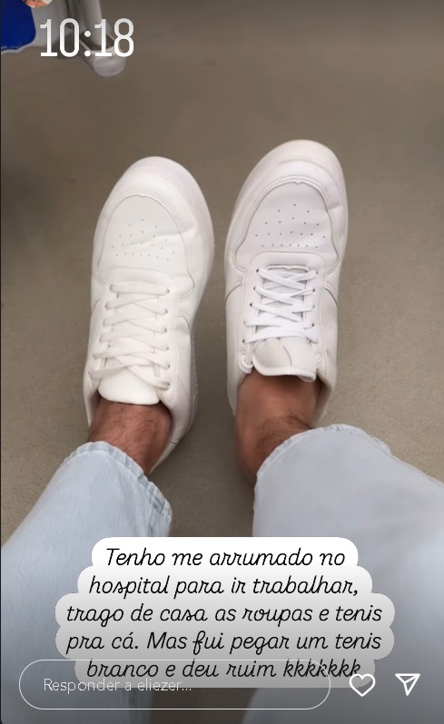 Storie de Eliezer (Reprodução/Instagram) 