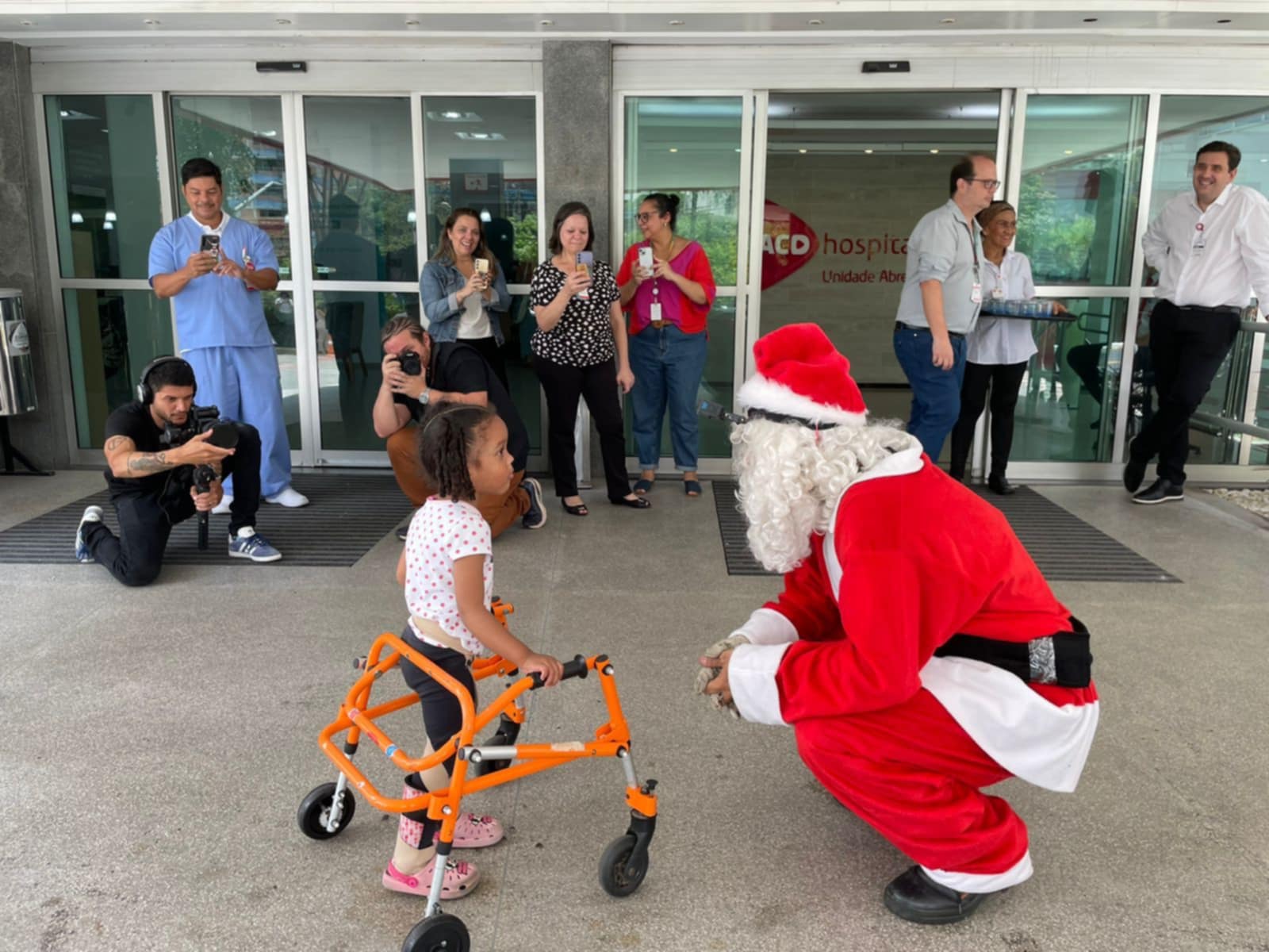 João Silva se veste de papai noel