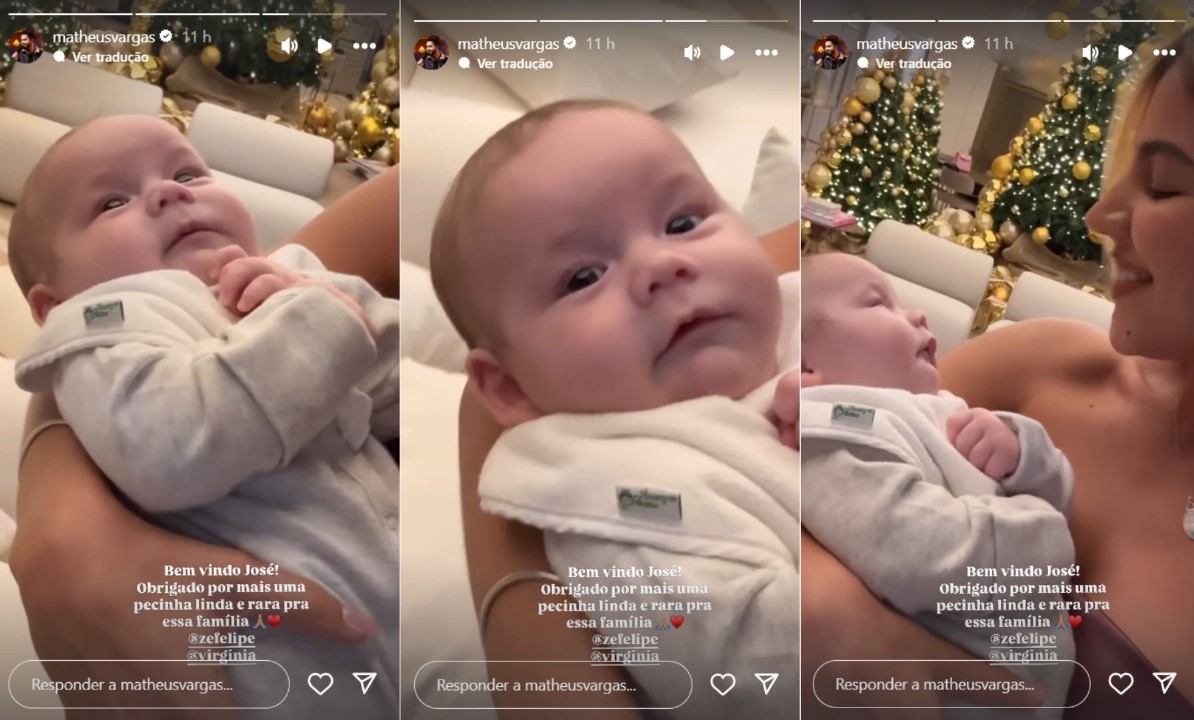 José Leonardo, filho de Virginia e Zé Felipe - Reprodução / Instagram