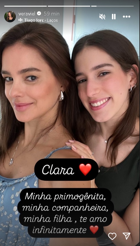 Vera Viel e Clara (Foto: Reprodução/Instagram) 