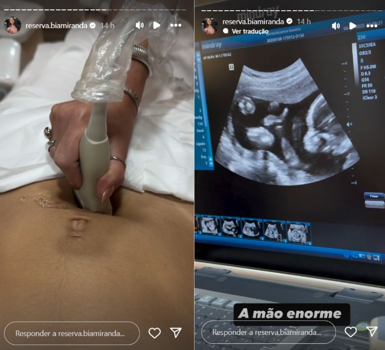 Bia Miranda mostra barriga da segunda gravidez - Reprodução / Instagram