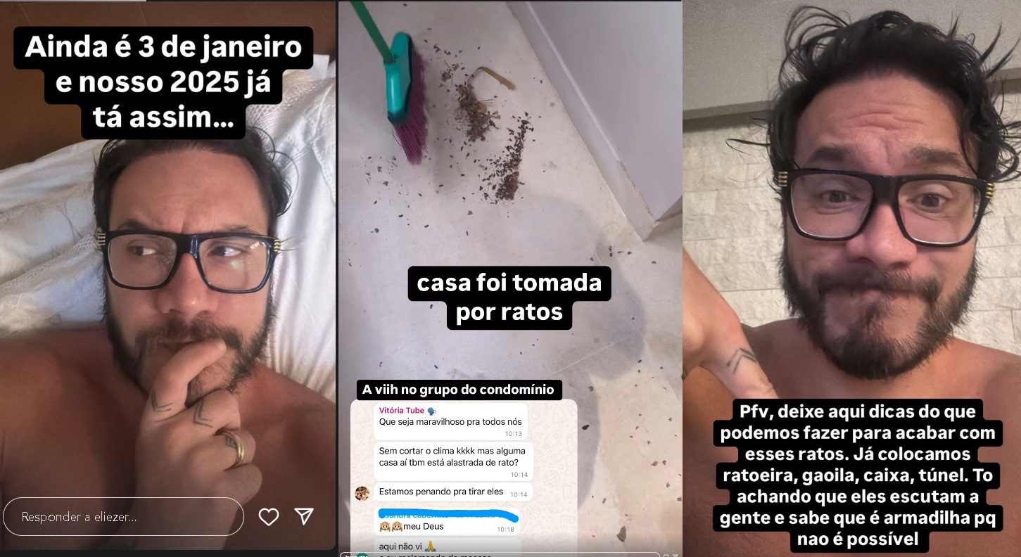 Stories de Eliezer (Reprodução/Instagram) 