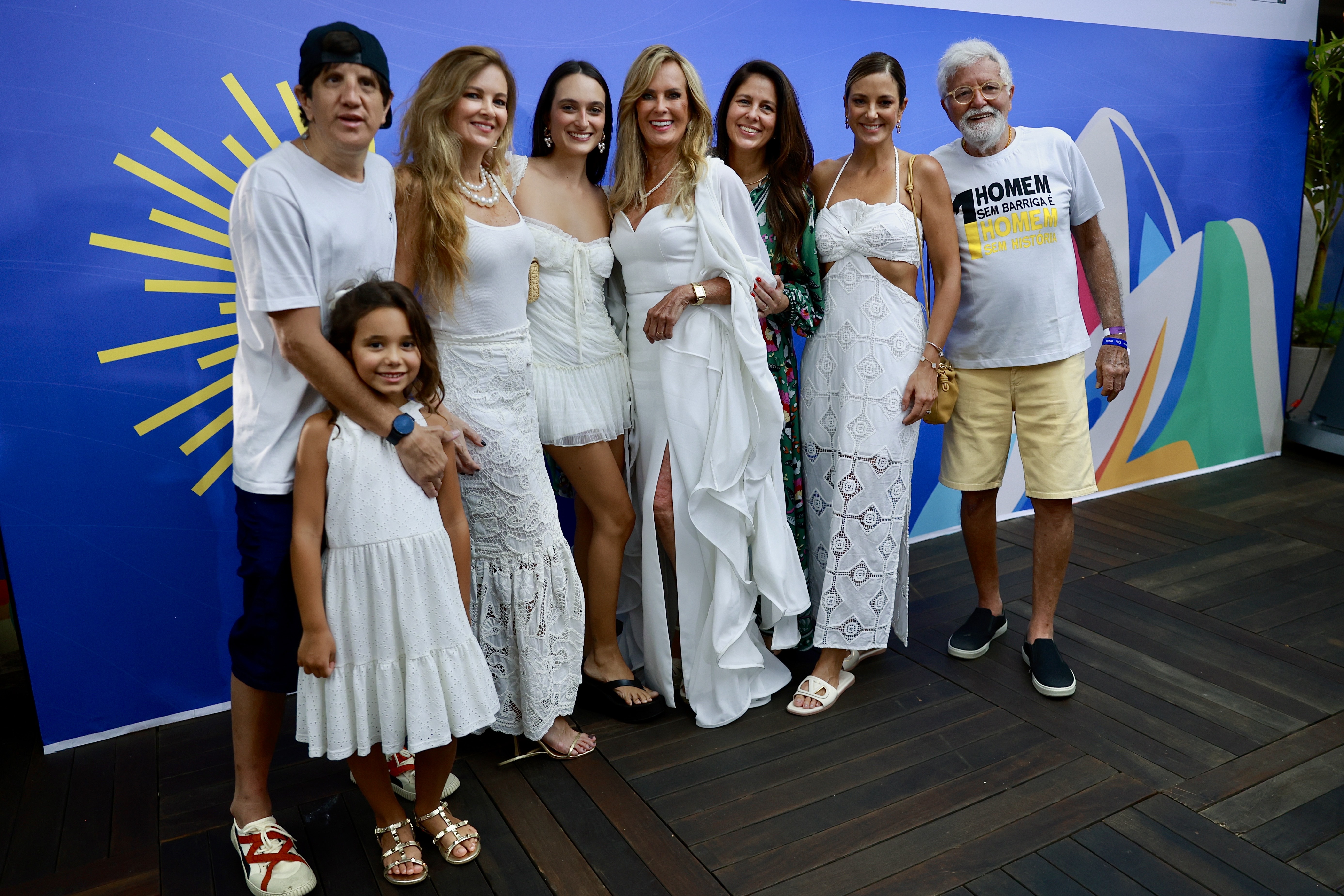 Helô Pinheiro e família no evento Rio Bossa Nova - Foto: Roberto Filho / Brazil News