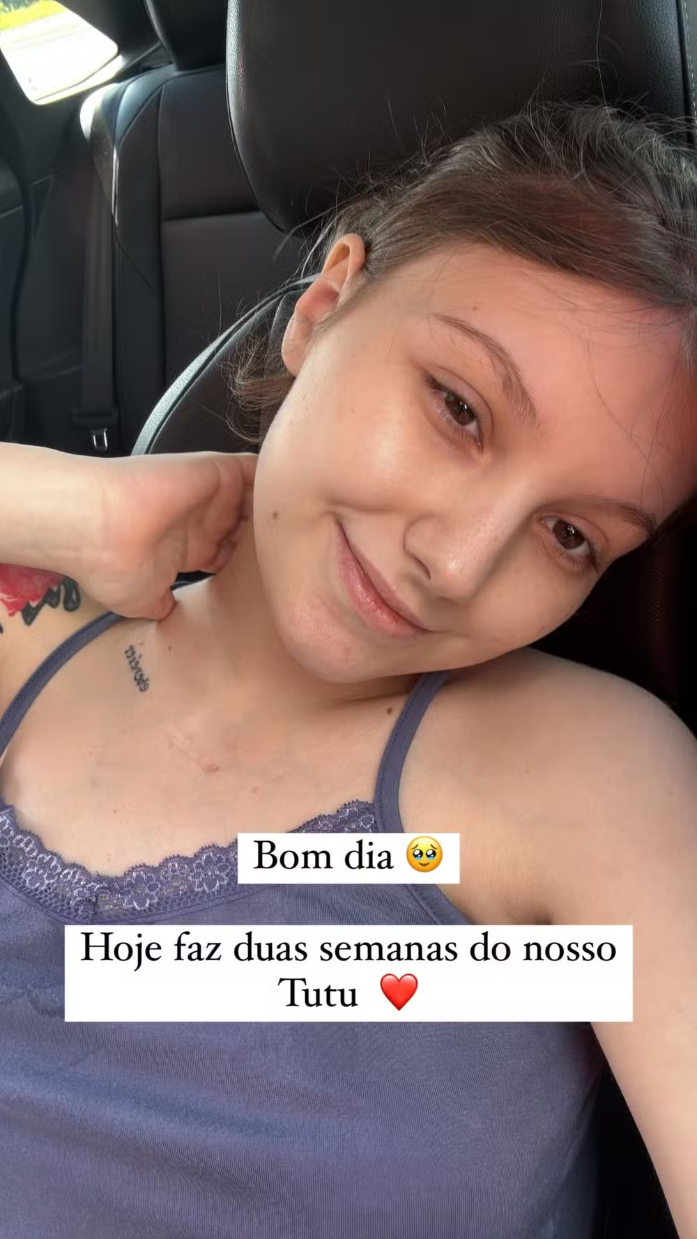 Isabel Veloso celebra duas semanas de vida do filho prematuro, Arthur