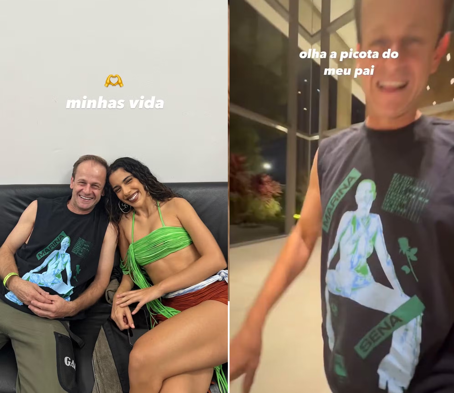 Pai de Juliano Floss e Marina Senna (Reprodução/Instagram) 