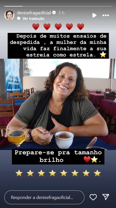 Mãe de Denise Fraga morre aos 83 anos - Reprodução/Instagram