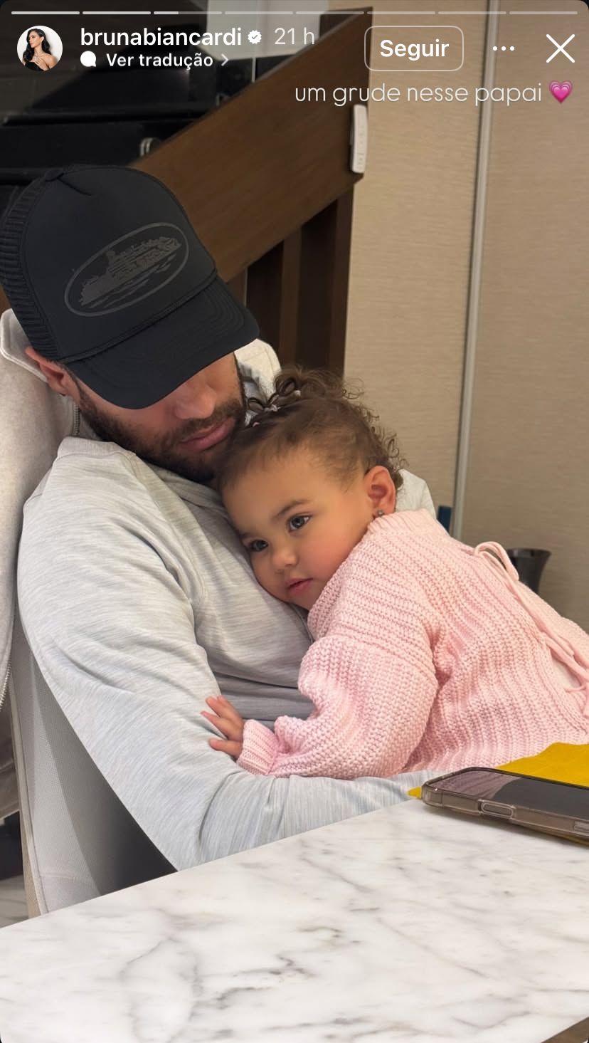 Neymar e a filha, Mavie - Reprodução / Instagram