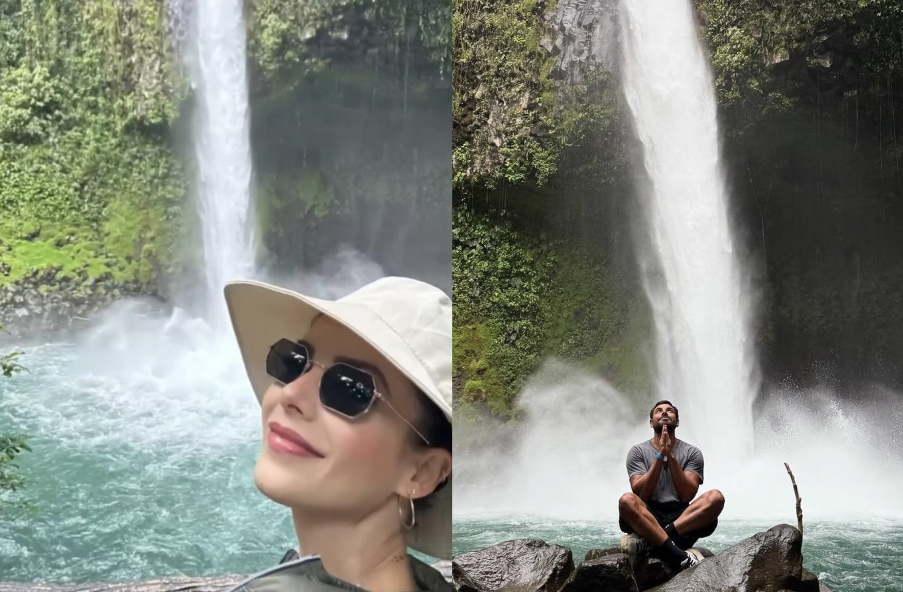 Fotos de Sandy e Pedro Andrade na Costa Rica