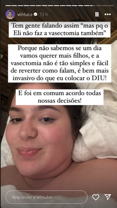 Storie de Viih Tube (Reprodução/Instagram) 