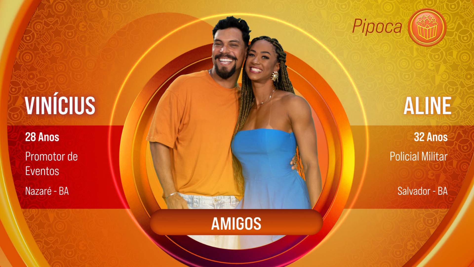 Vinicius e Aline - Foto: Globo