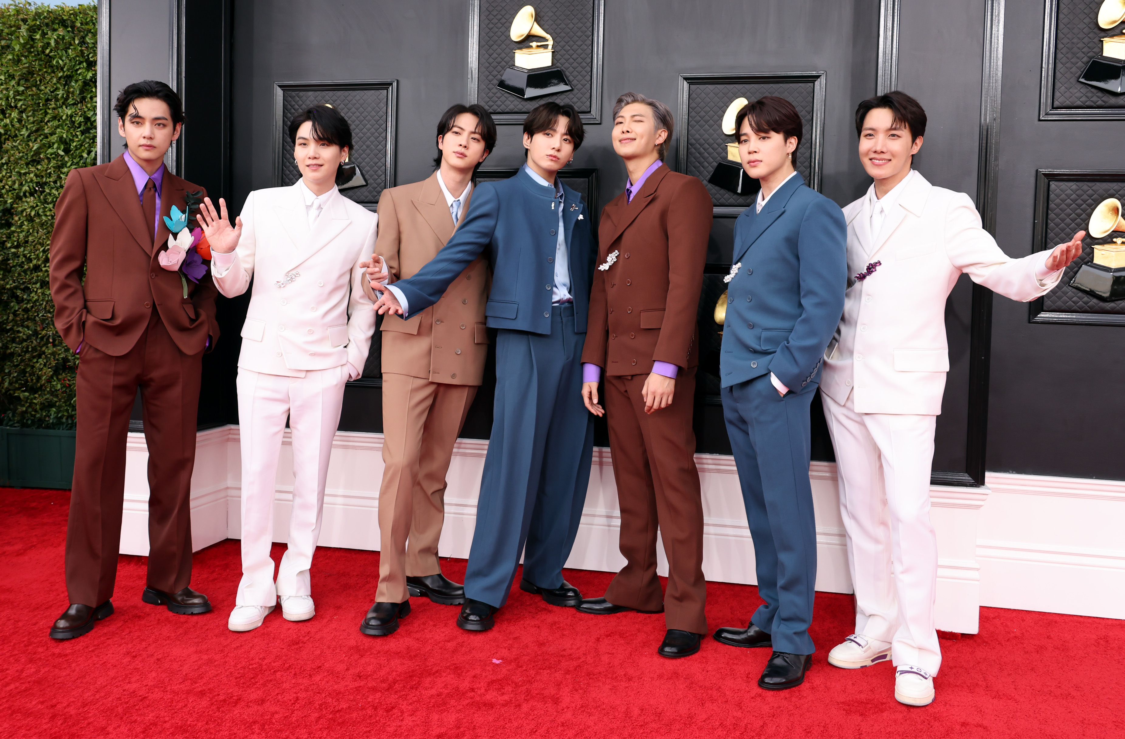 BTS se prepara para se apresentar no Grammy Awards 2022