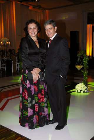 Eliana Guttman e o marido, Giulio Lopes.