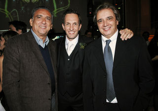 Galvão Bueno, Luciano Burti e Reginaldo Leme