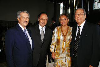 Romeu Tuma, Ivo Rosset e o casal Evanise do Santos e José Dirceu