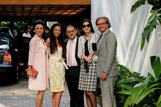 Kika Rivetti, Lucila Elias, Marcos e Tânia Derani e Jorge Elias