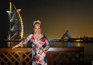 HEBE CAMARGO EM DUBAI