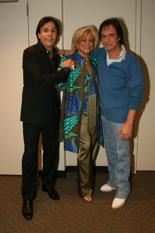 Tom Cavalcante, Hebe Camargo e Roberto Carlos