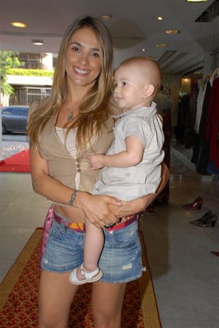 Syang e a filha Manoela