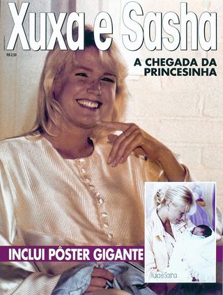 Capa Xuxa e Sasha, a chegada da princesinha