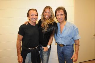 Emerson Fittipaldi, Adriane Gaisteu e Roberto Carlos