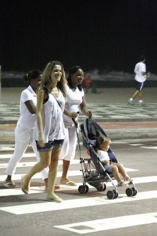 Ingrid Guimarães com a sobrinha Manuela