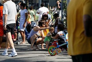 Maria Paula com os filhos Maria Luiza e Felipe