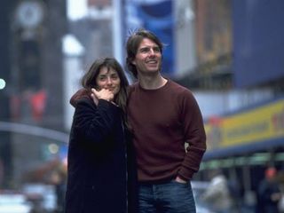 Penélope Cruz e Tom Cruise, em Vanilla Sky