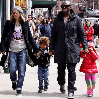 Heidi Klum, Henry, Seal e Leni