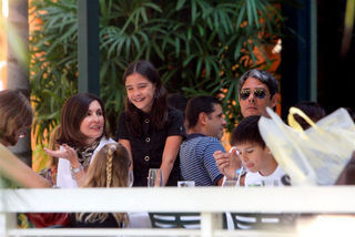 Fátima Bernardes e Willian Bonner, Laura, Vinicius e Beatriz