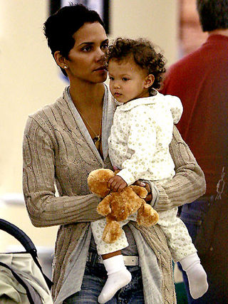 Halle Berry e a filha Nahla