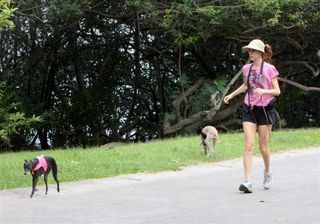 Betty Gofman e seus cachorros