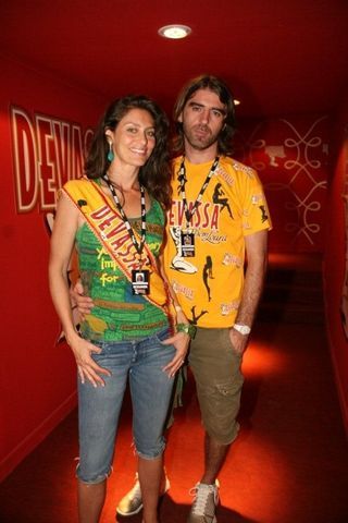 Maria Fernanda Cândido e marido