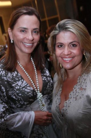 A designer de interiores Denise Zuba e a empresária Andriana Orlandi