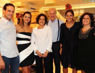 Diogo, Tati, Cecilia, Carlos, Silvia e Carla Loureiro