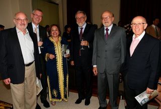 Pedro Herz, Jacek Such, Gloria Guerra, Jacek Junosza Kisielewski, Alberto Goldman e Claudio Sonder