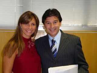 Monique Bibas e Claudio Lottenberg