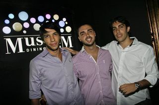 Tarik Taha, Claudio Loureiro e Murched Taha