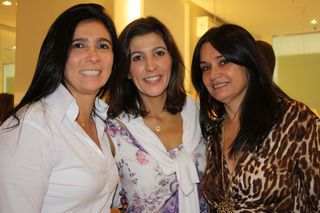 Andrea Corona, Nara Szafir e Inês Amaral