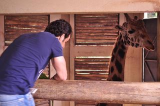 Álvaro Garnero no Zoológico de Curitiba