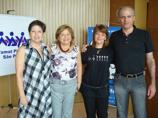 Miriam Doris Lilienfeld, Leonor Szymonoviz, Suely e Eduardo Guzowsky